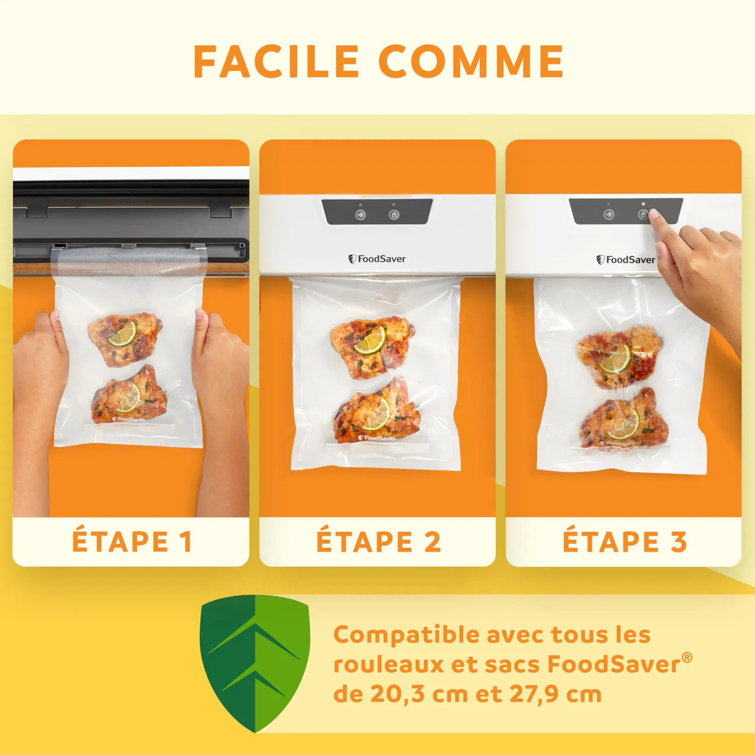 FoodSaver Everyday VS0290X machine sous vide compacte