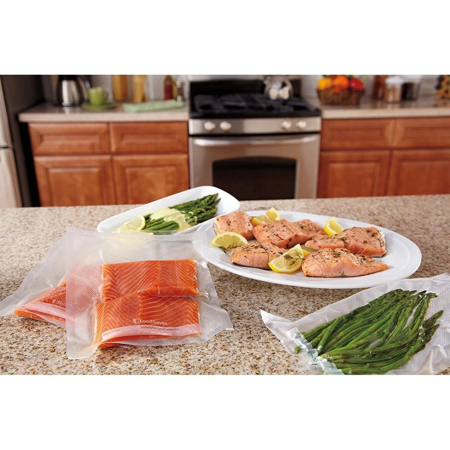 FoodSaver grands sacs sous vide 3,78 l, lot de 32, réutilisables