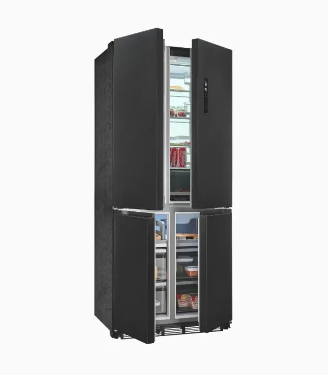 EXQUISIT EMD470-170-200E réfrigérateur américain inoxlook