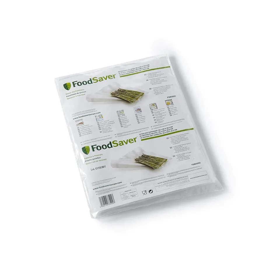 FoodSaver grands sacs sous vide 3,78 l, lot de 32, réutilisables