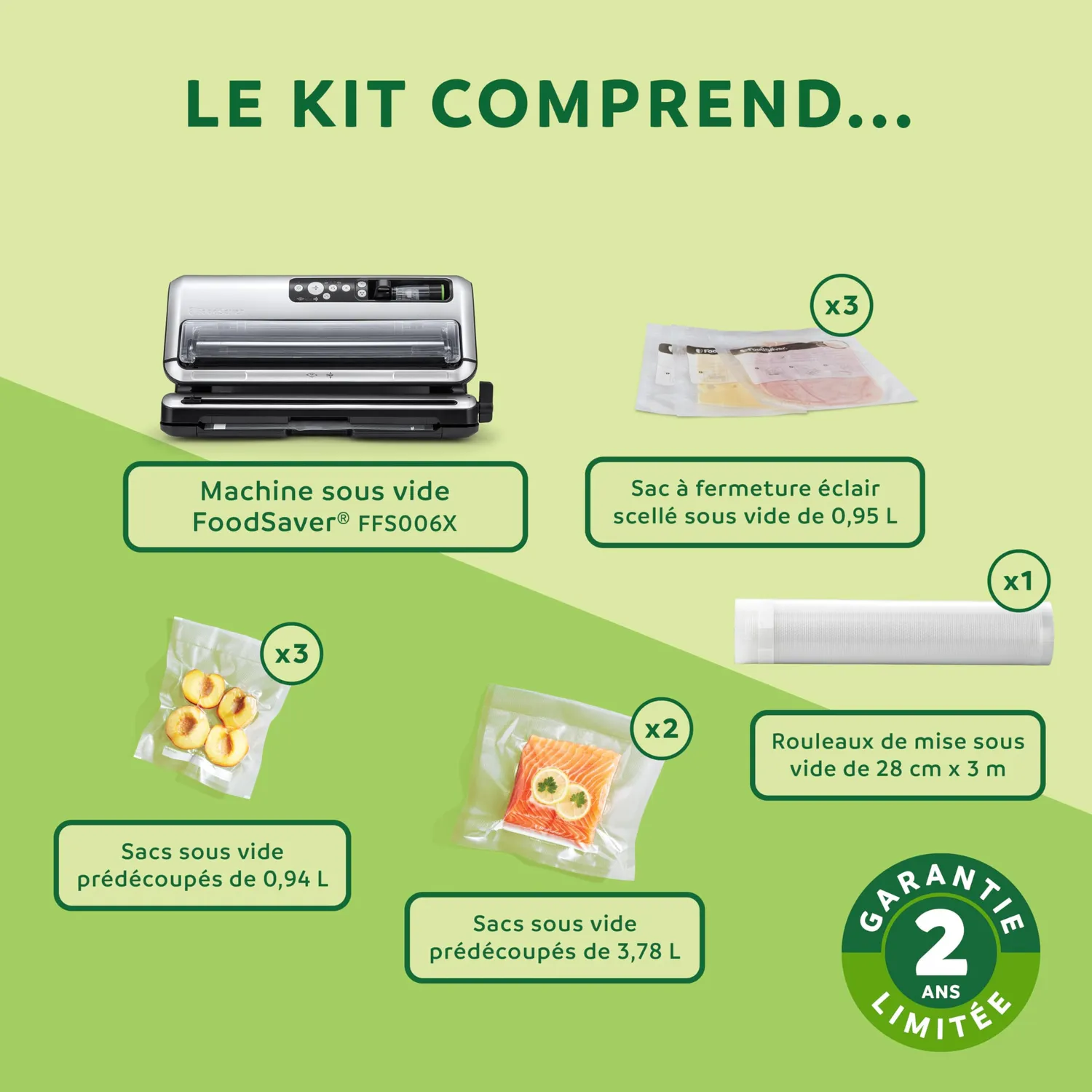FoodSaver FFS006X machine sous vide avec fonction marinade