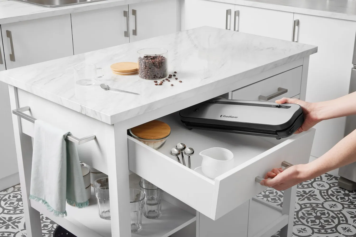 FoodSaver VS1290X machine sous vide compacte avec accessoires