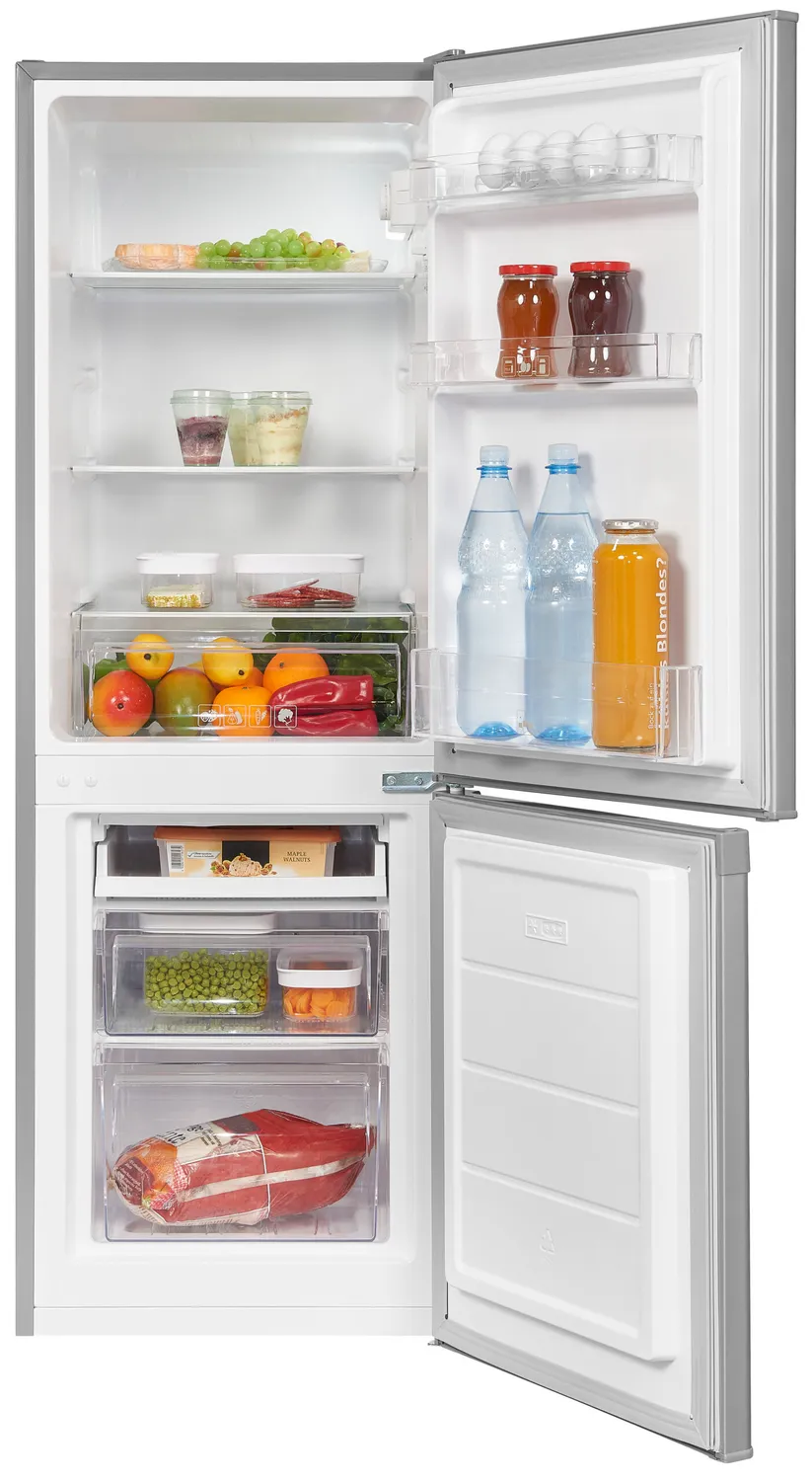 EXQUISIT KGC232-60-E-040E combiné réfrigérateur-congélateur inox