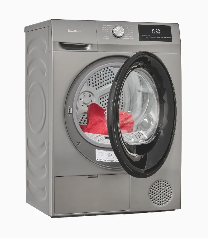 EXQUISIT TWP703-010D sèche-linge gris titane