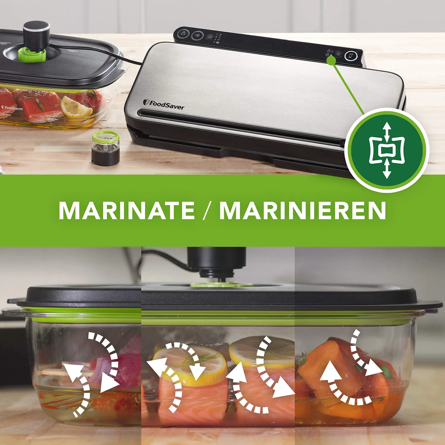 FoodSaver VS3190X machine sous vide avec accessoire portatif, kit 10 pièces