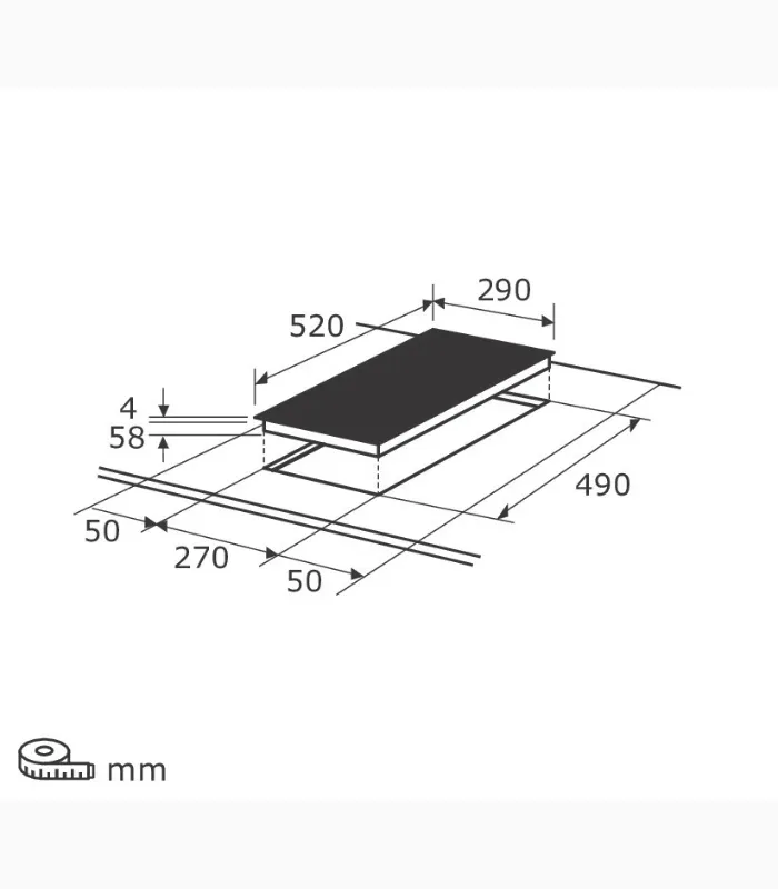 EXQUISIT EKI300-490 plaque de cuisson