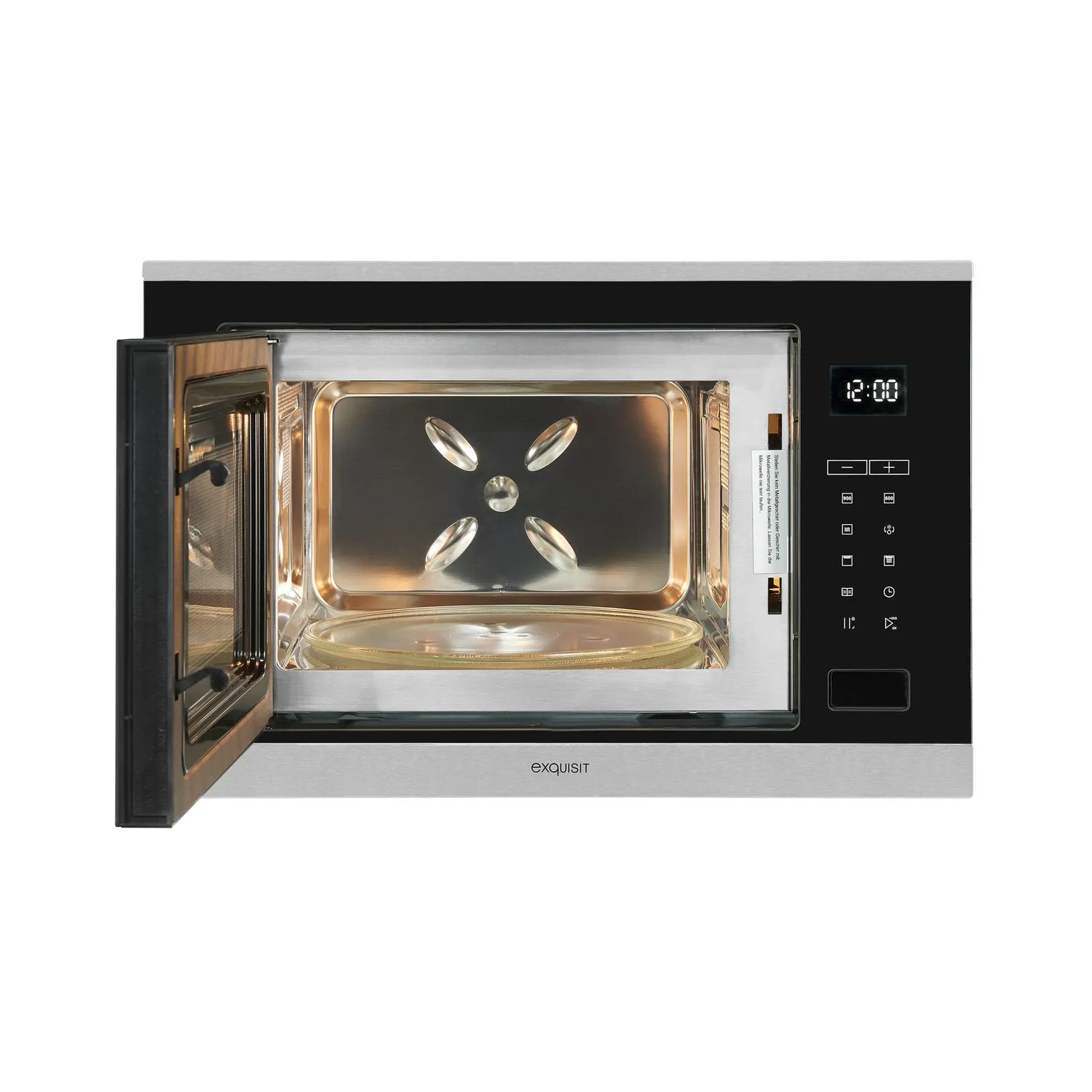 EXQUISIT EMW525-G-020 micro-ondes encastrable inox