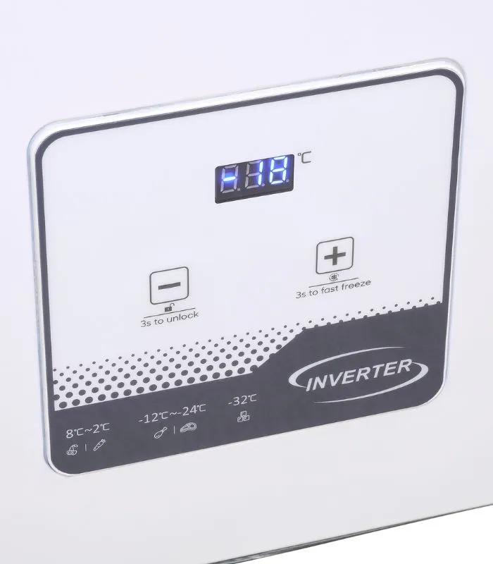 EXQUISIT GT300-050C congélateur coffre blanc