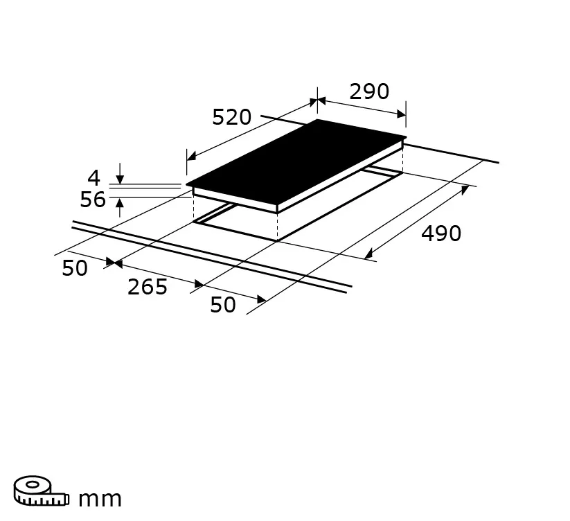 EXQUISIT EKI300-B-380 plaque de cuisson