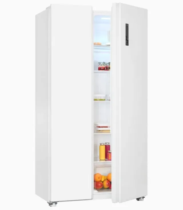 EXQUISIT SBS546-040D réfrigérateur américain blanc