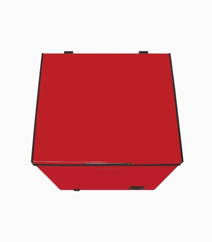 Exquisit GT100-050E congélateur coffre rouge