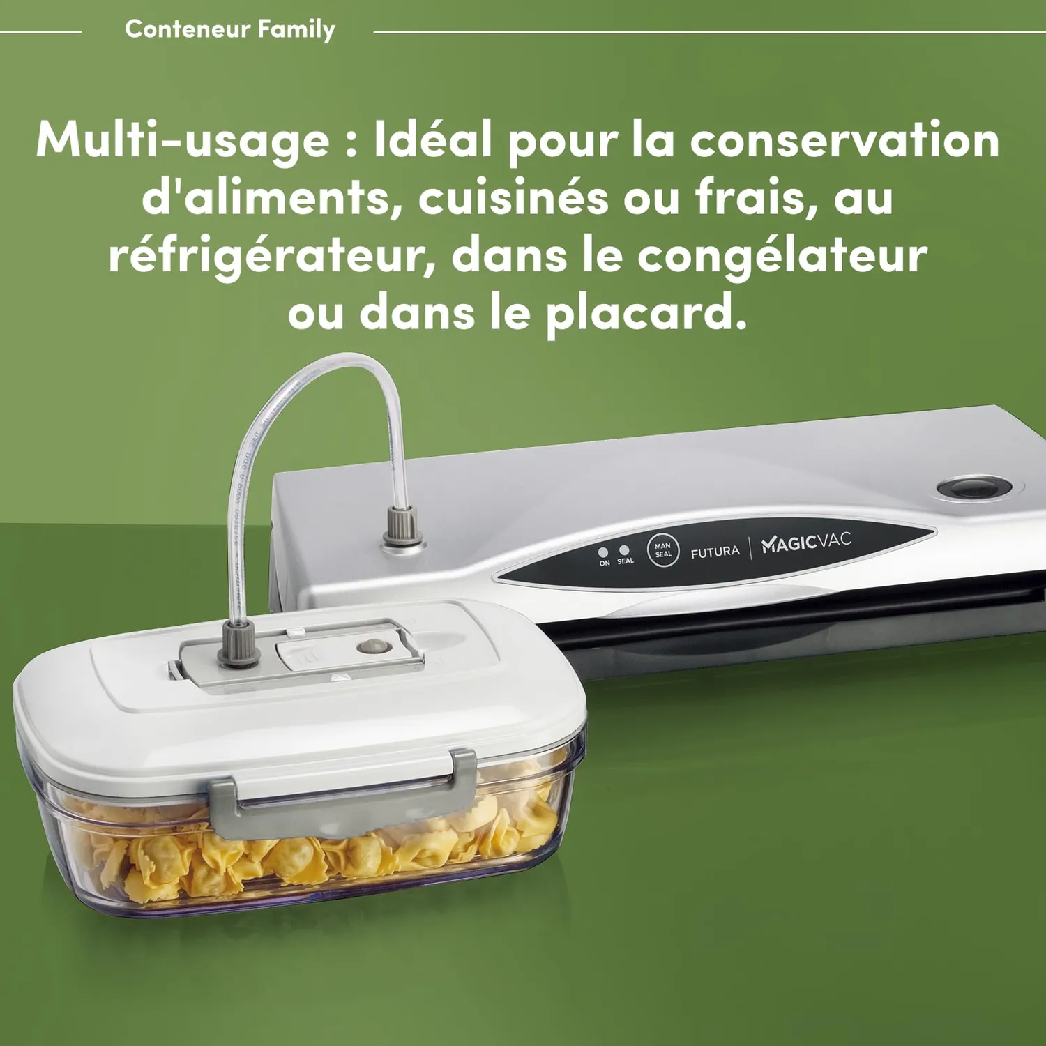 Magic Vac Family boîte sous vide 1 l, sans BPA