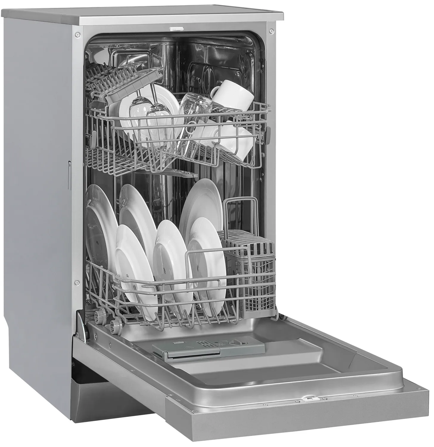 EXQUISIT GSP9109-030E lave-vaisselle pose libre argent