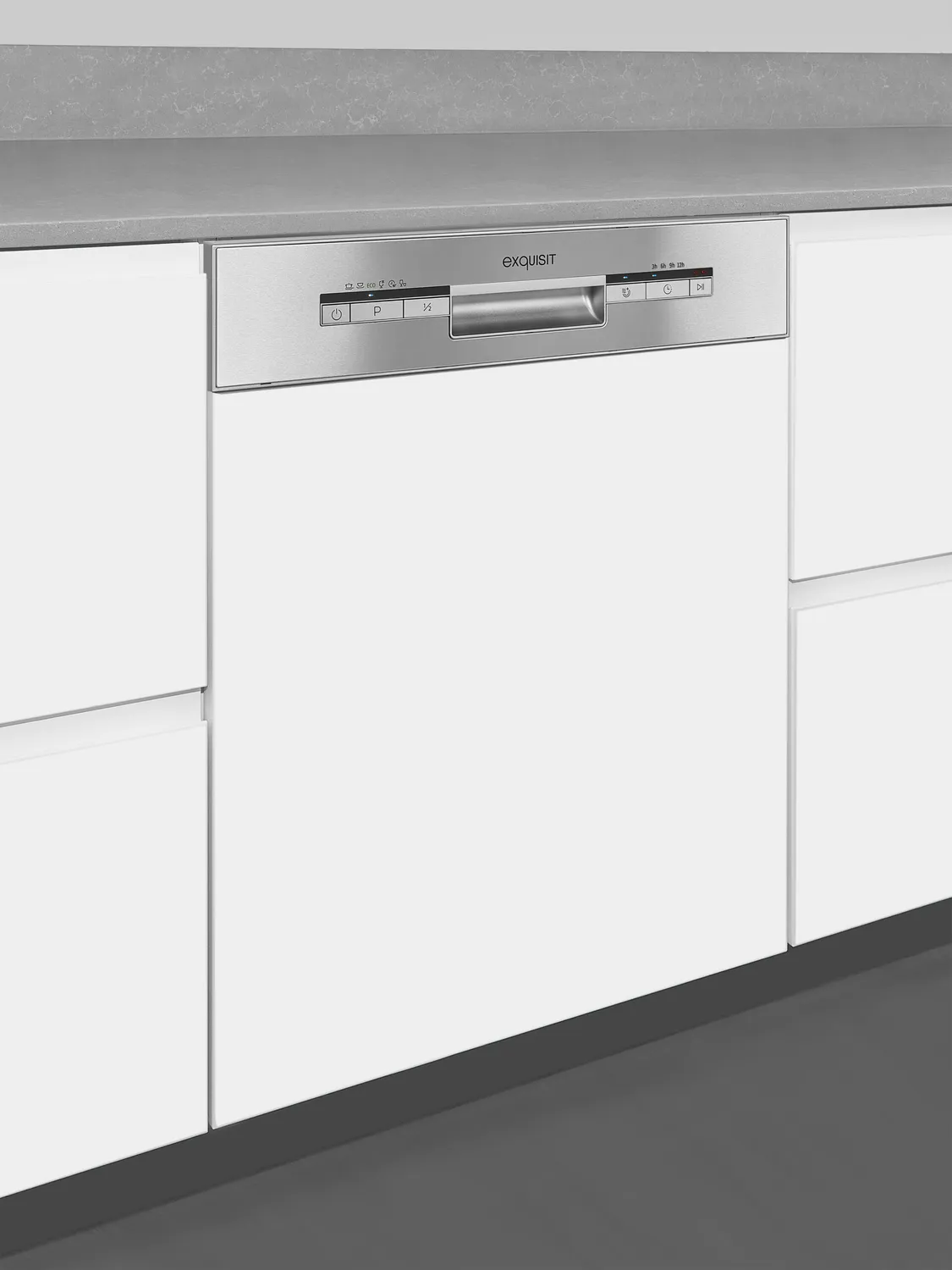 EXQUISIT EGSP1012-EB-030E lave-vaisselle encastrable inox