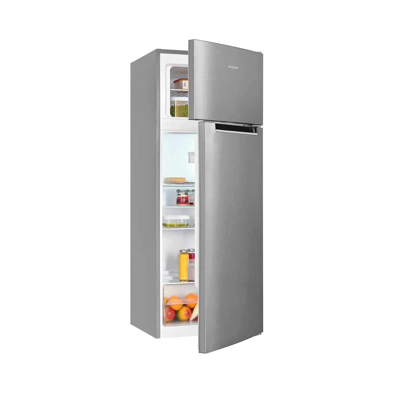 EXQUISIT KGC5270-45-040E combiné réfrigérateur-congélateur inox