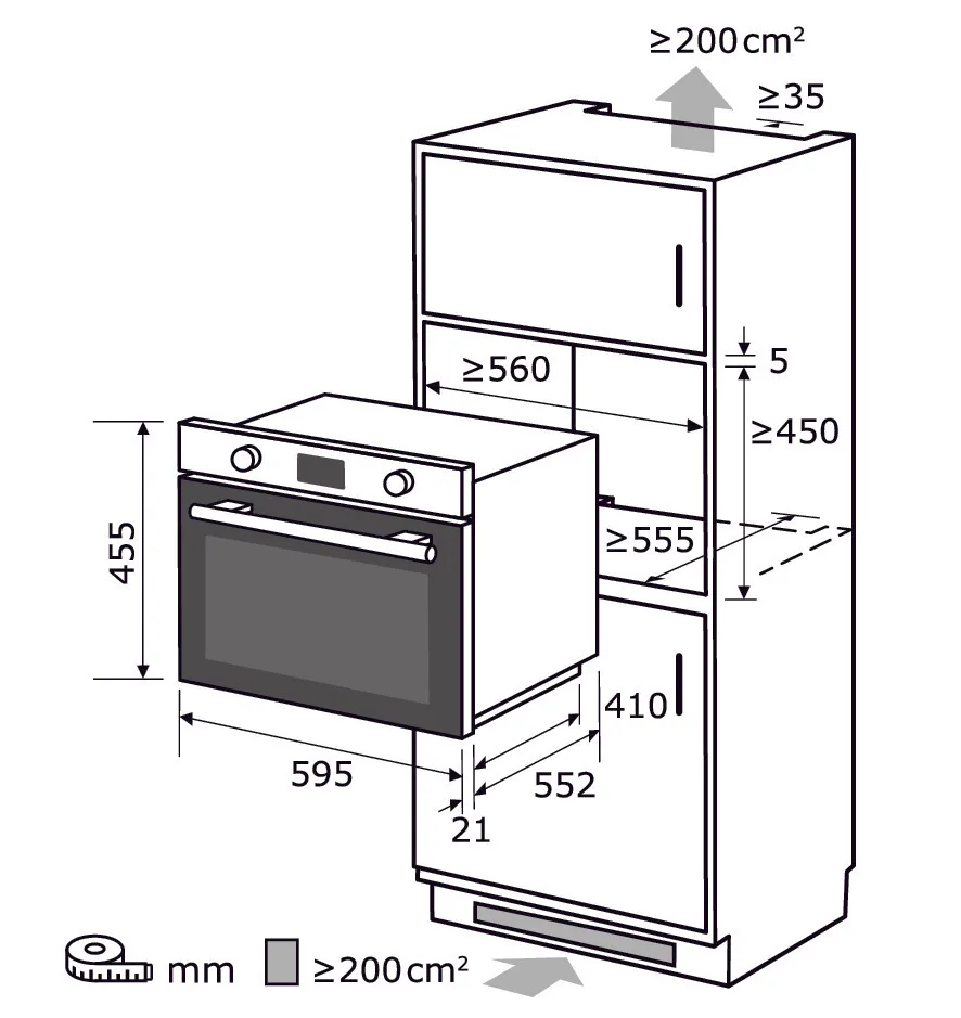 EXQUISIT EBM 4544 HI micro-ondes encastrable