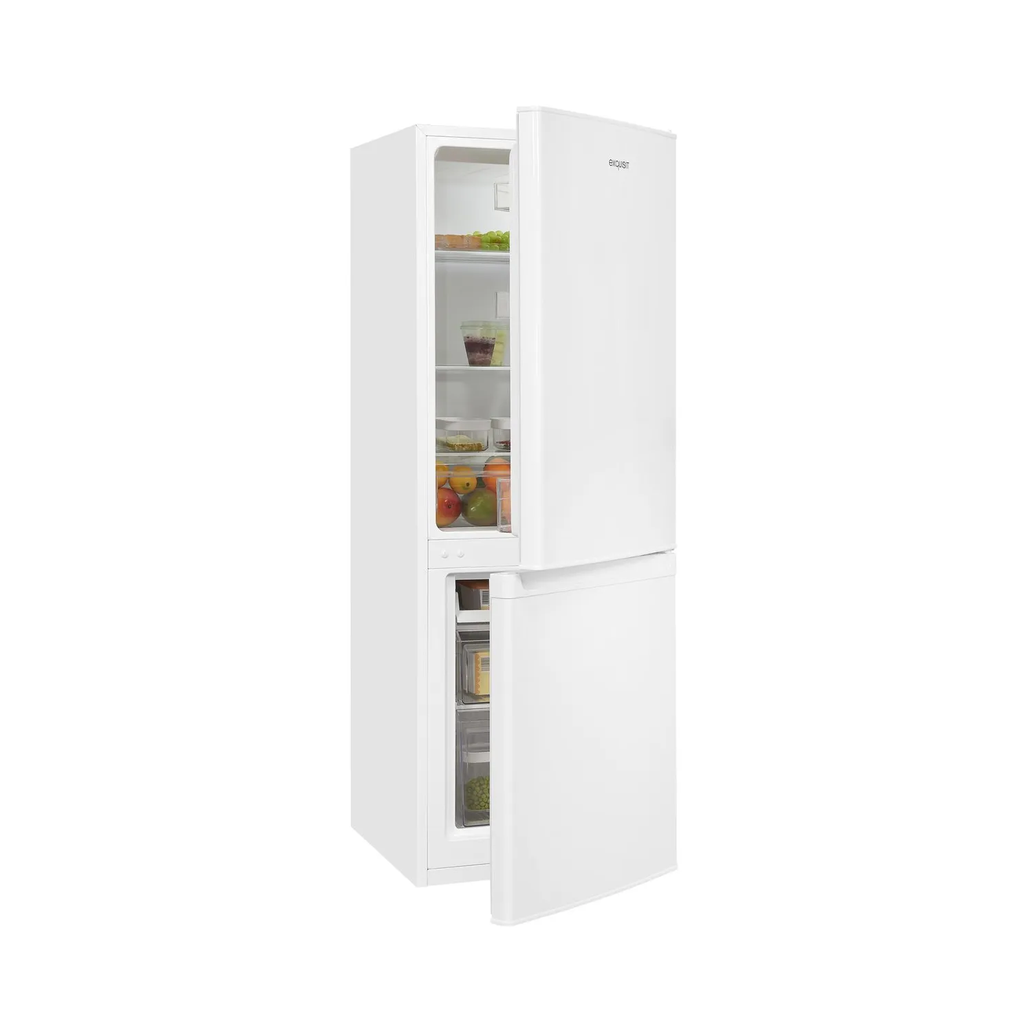 EXQUISIT KGC5232-60-E-040E combiné réfrigérateur-congélateur blanc