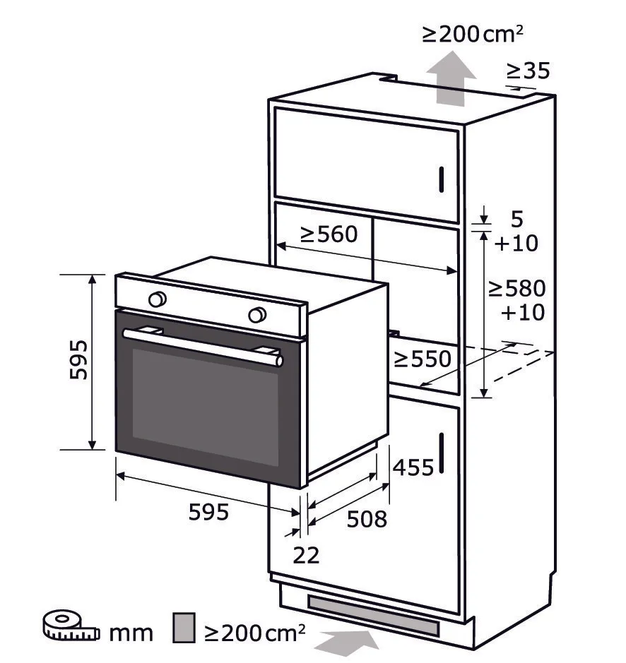 EXQUISIT EBE 657-2 U four encastrable