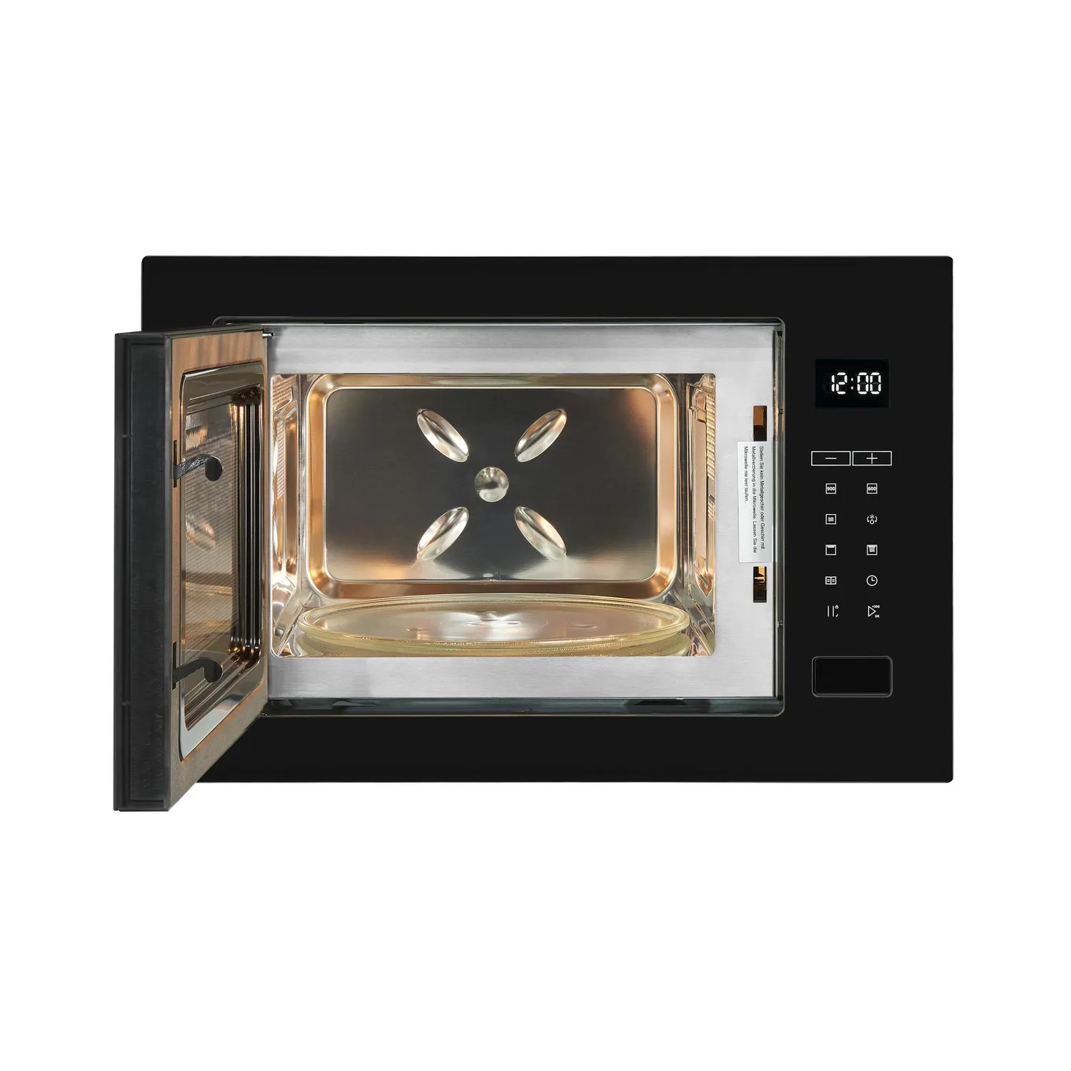 EXQUISIT EMW525-G-020 micro-ondes encastrable noir