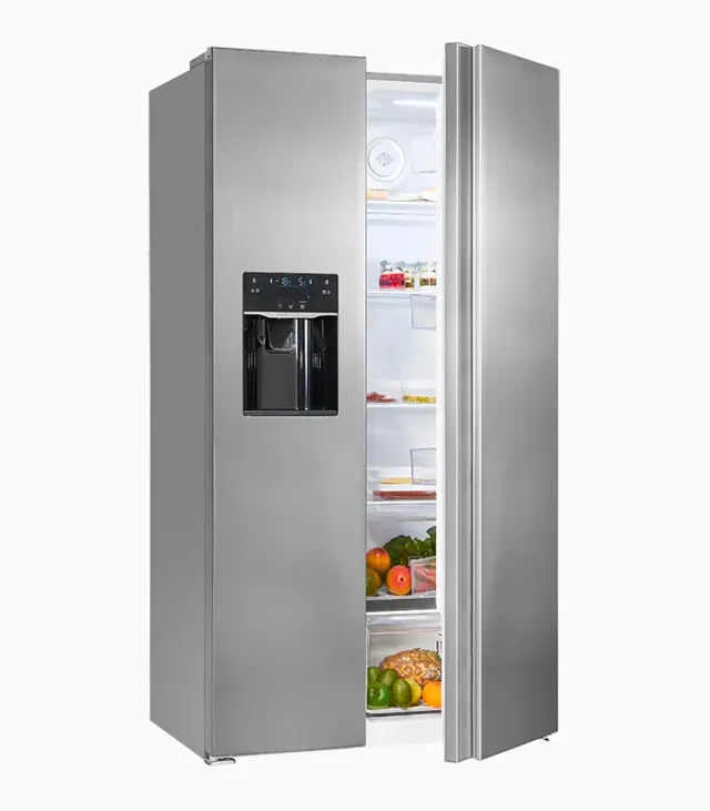 EXQUISIT SBS520-CF-040E réfrigérateur américain inox