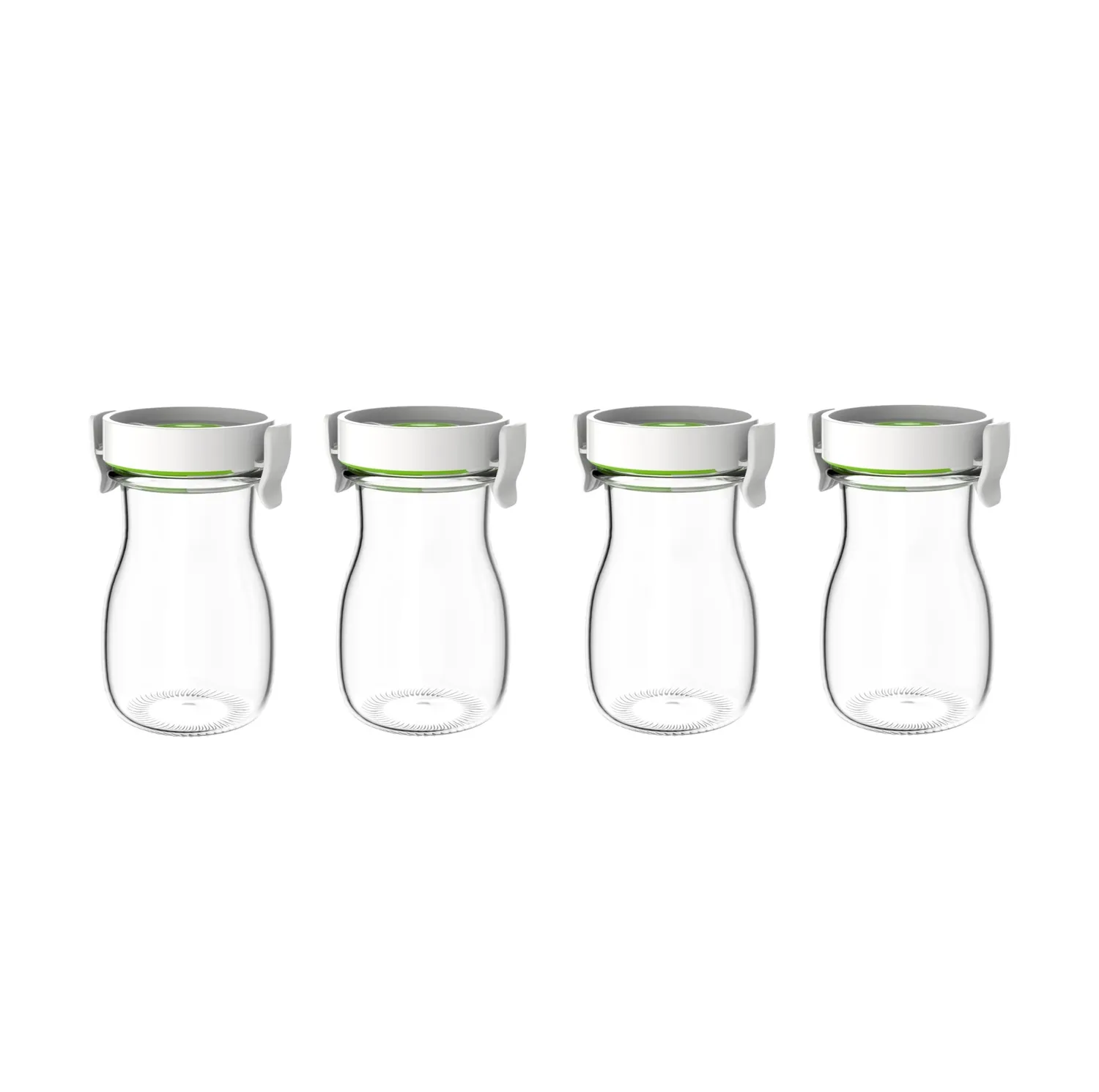 FOSA O2Go carafes sous vide en verre 500 ml et 350 ml, lot de 3