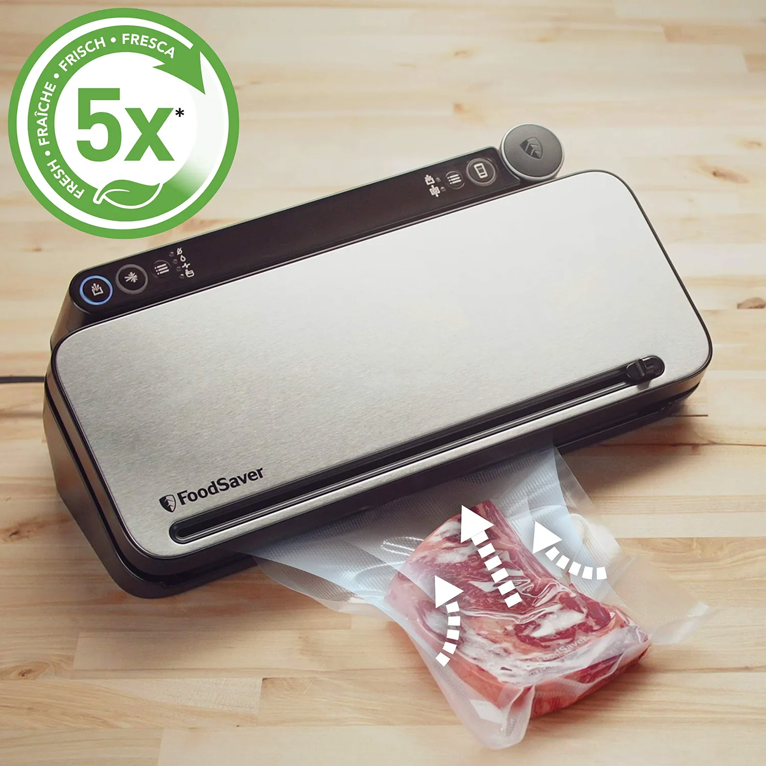 FoodSaver VS3190X machine sous vide avec accessoire portatif, kit 10 pièces