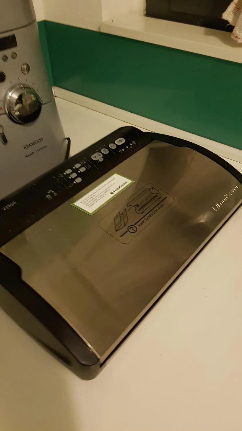 FoodSaver V2860-I machine sous vide avec sacs, argent et noir