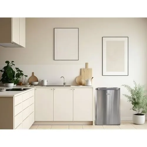 FrigeluX RTT127XE réfrigérateur table top 120 L silver sans freezer