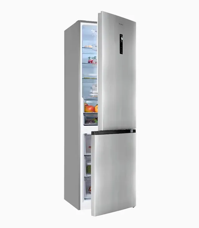 EXQUISIT KGC350-105-NF-040C combiné réfrigérateur-congélateur inox