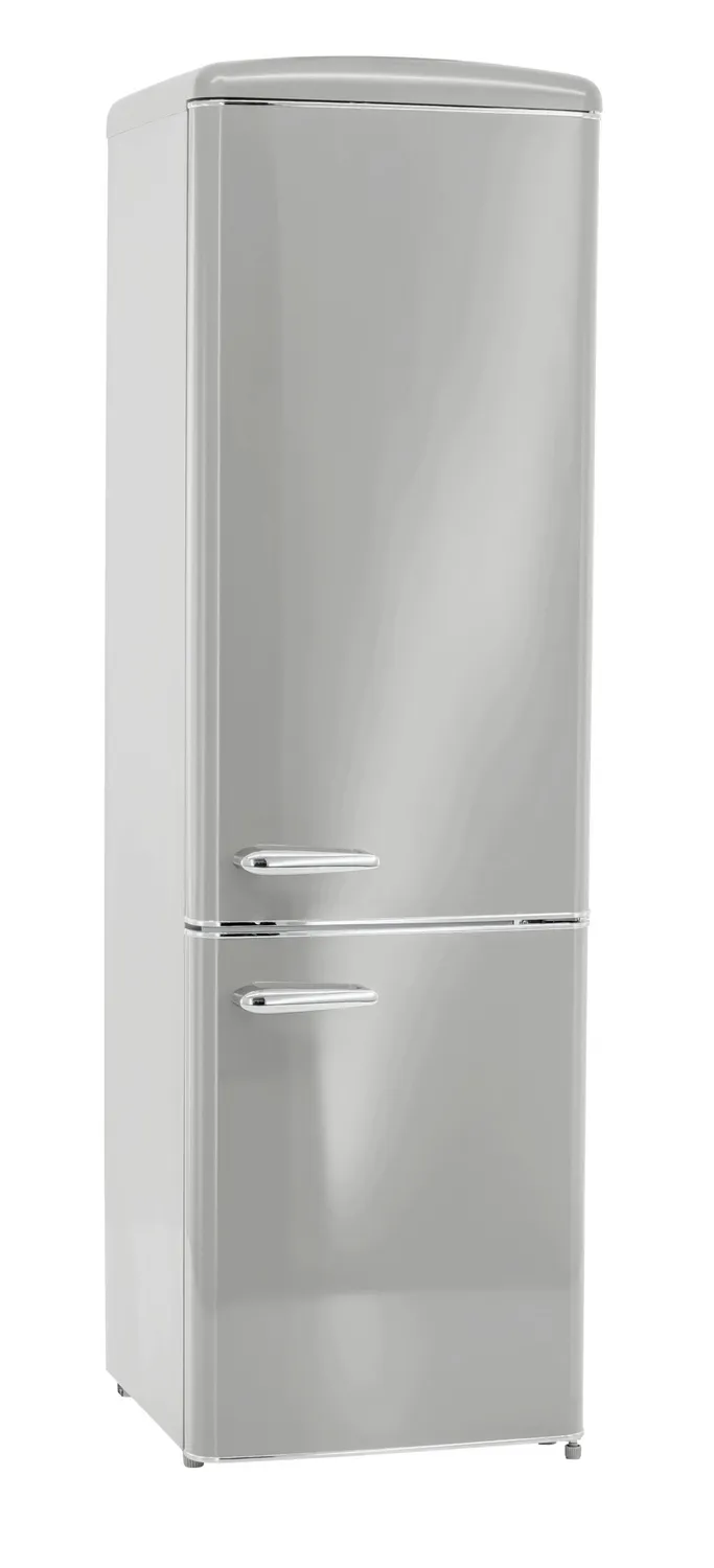 EXQUISIT RKGC250-70-H-160E réfrigérateur rétro gris