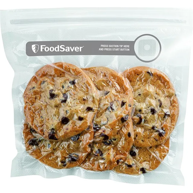 FoodSaver FVB015X sacs sous vide 0,95 L à zip, lot de 26