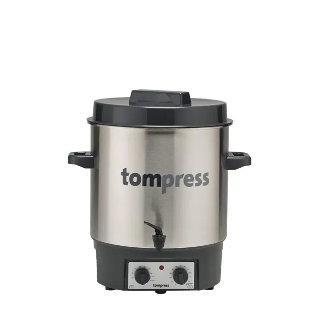 Tom Press stérilisateur électrique à bocaux inox 27 L avec robinet