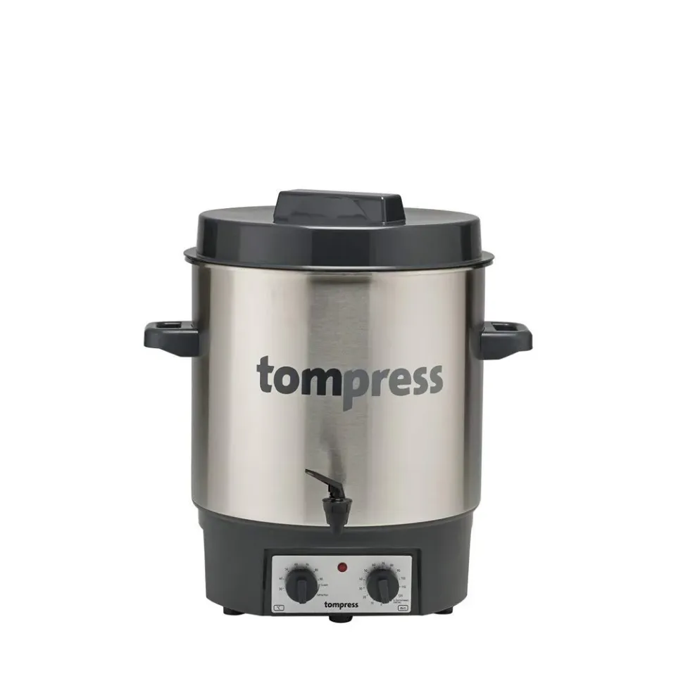 Tom Press stérilisateur électrique à bocaux inox 27 L avec robinet
