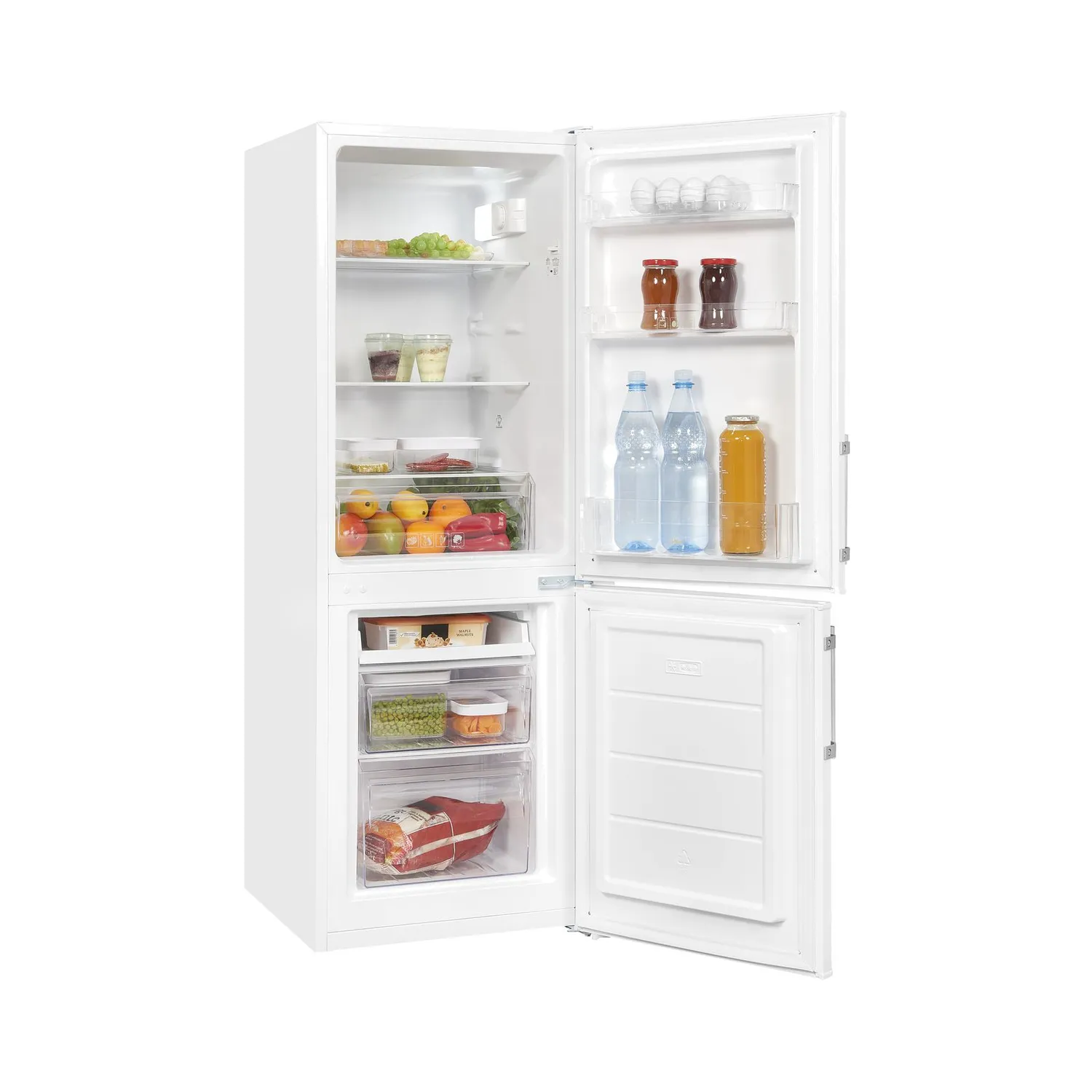 EXQUISIT KGC5233-60-HE-040D réfrigérateur congélateur blanc