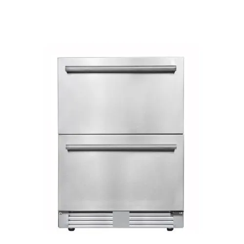 FRIGELUX RE2T136A réfrigérateur extérieur double porte 136 L inox