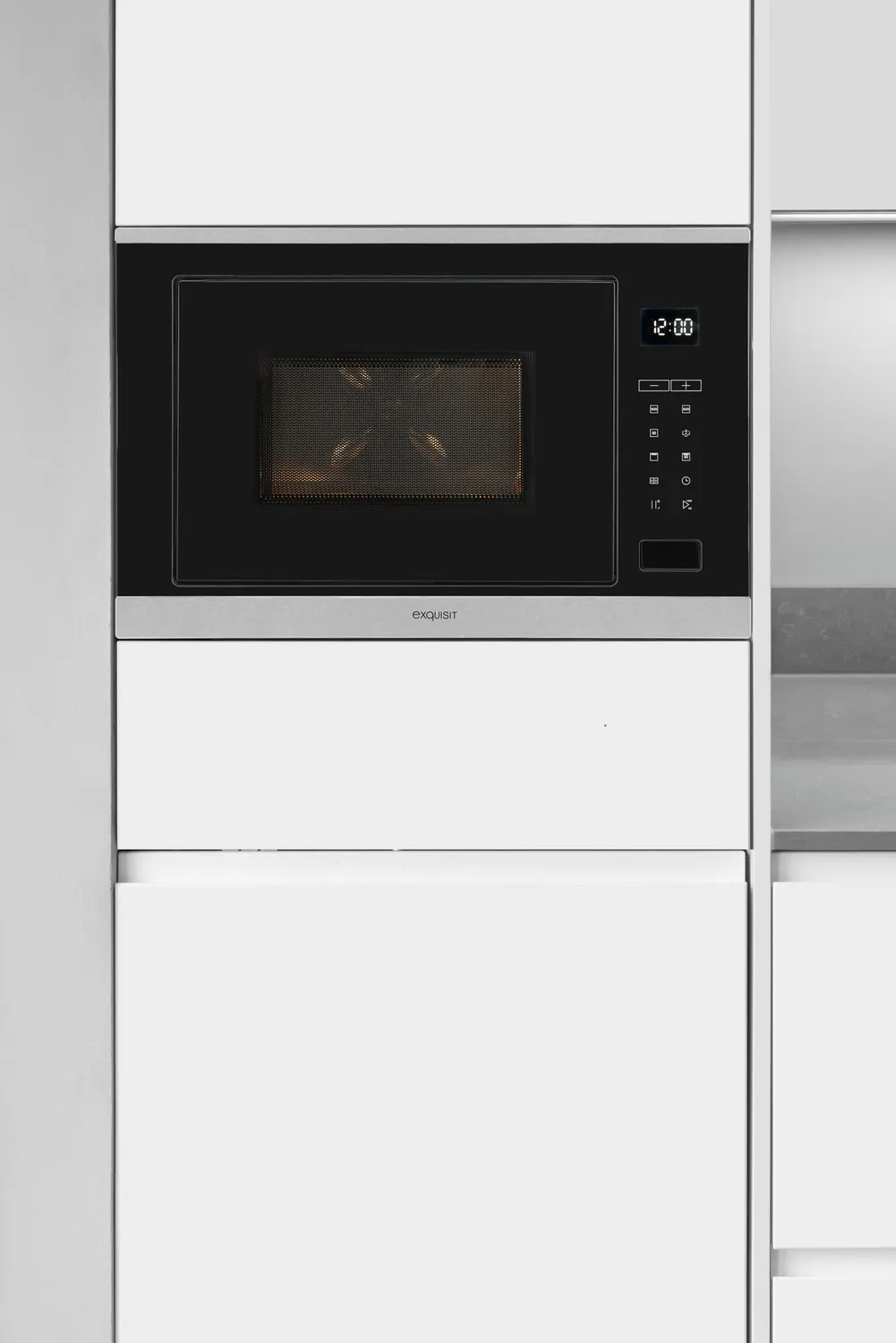 EXQUISIT EMW25-G-020 micro-ondes encastrable inox