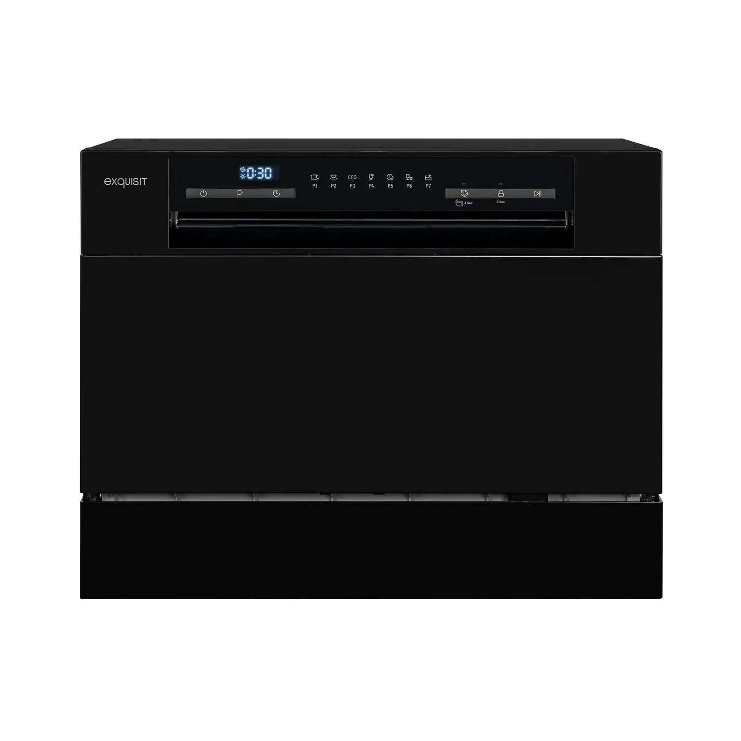 EXQUISIT GSP5206-030D lave-vaisselle de table noir