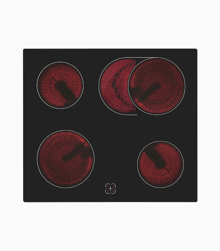 EXQUISIT EHE285-HBZ-020-Set ensemble four et plaque noir avec cadre