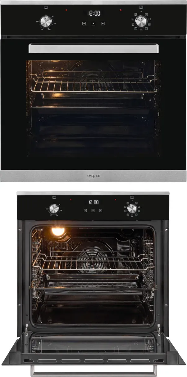 EXQUISIT EBE76-9-H-020 four encastrable inox