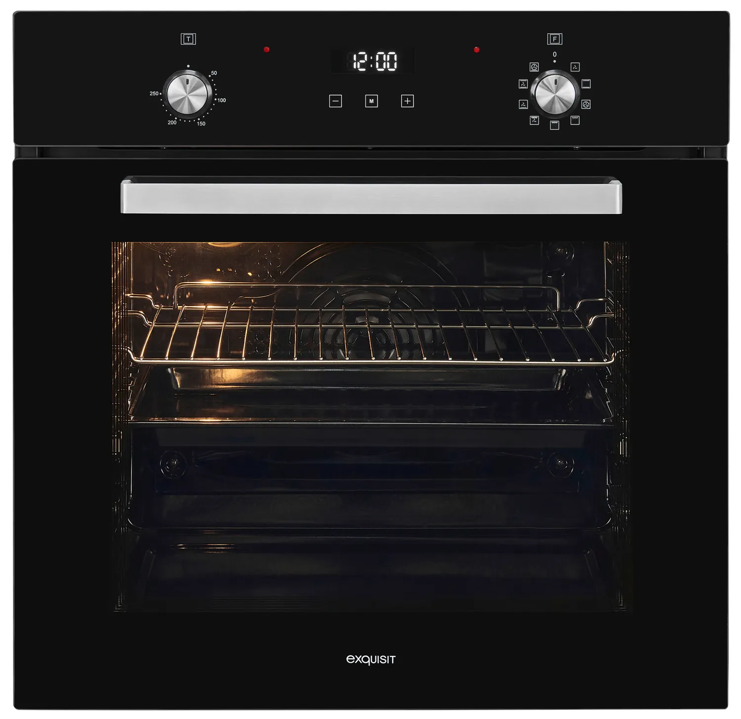 Exquisit EBE76-9-H-020 four encastrable noir