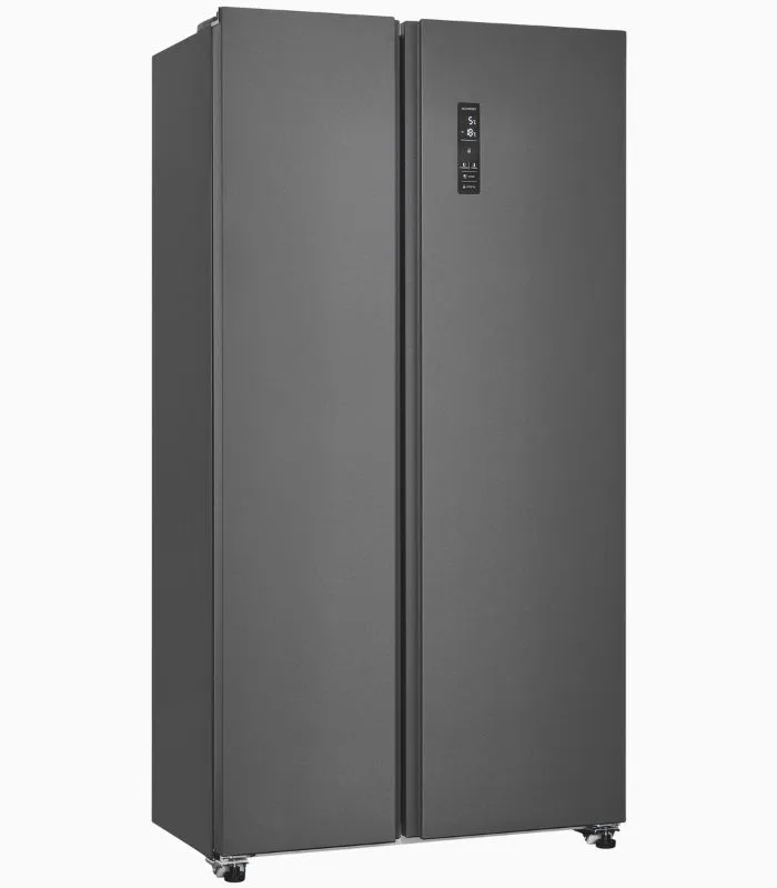 EXQUISIT SBS546-040E réfrigérateur américain anthracite