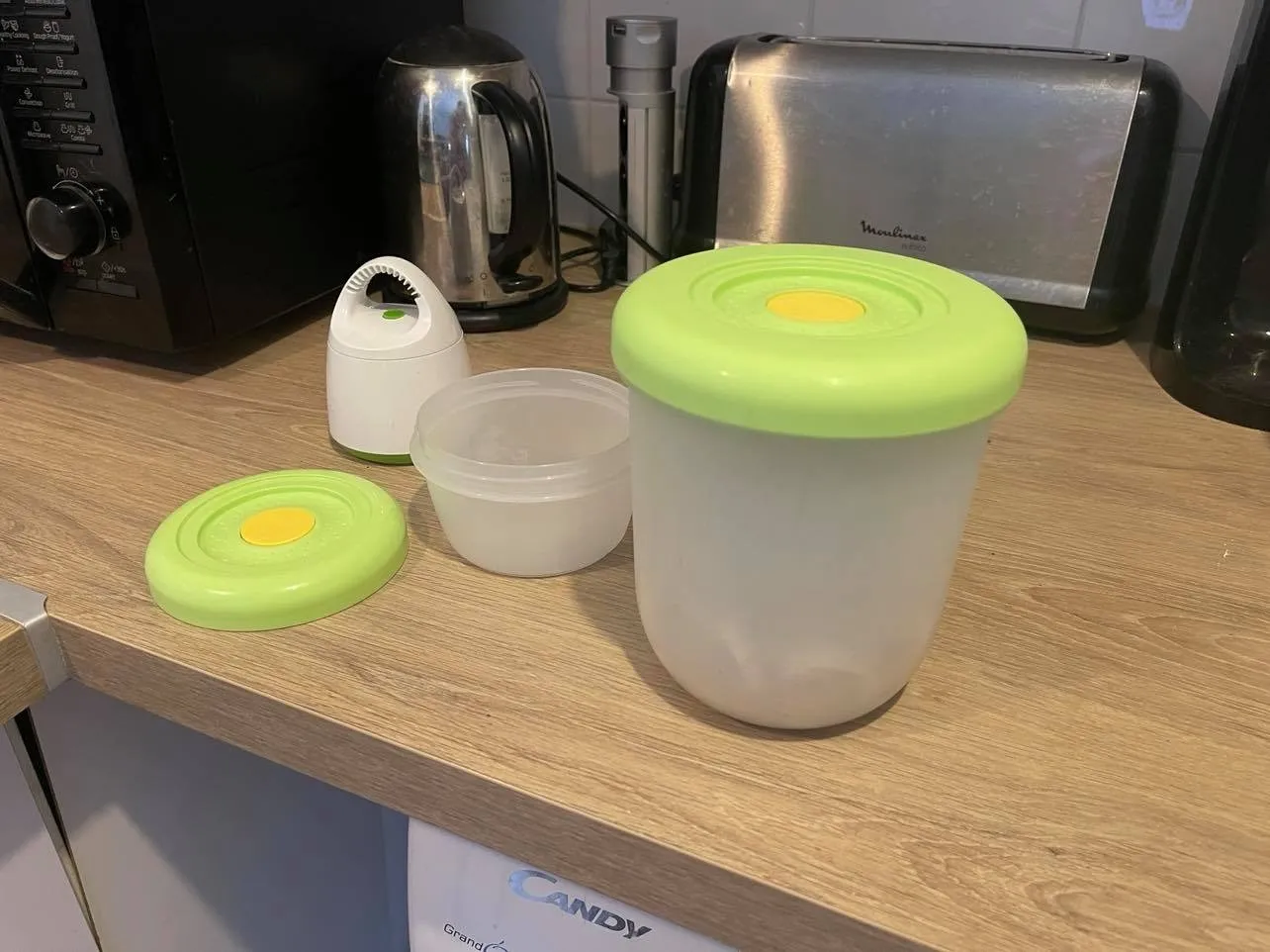 FOSA Valencia récipients sous vide 2 × 1450 ml + 2 × 400 ml sans BPA