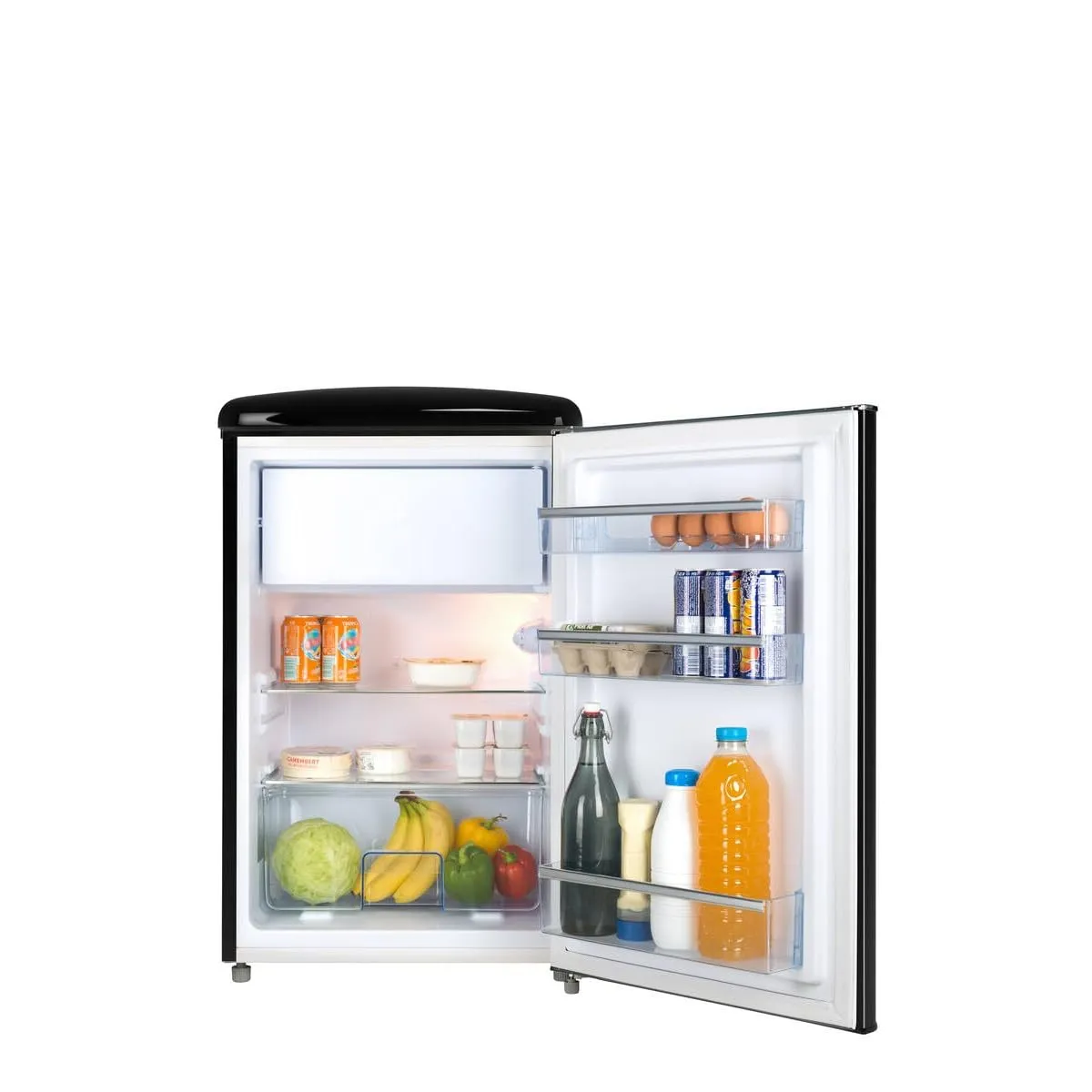 FRIGELUX R4TT108RND réfrigérateur rétro 108 L noir