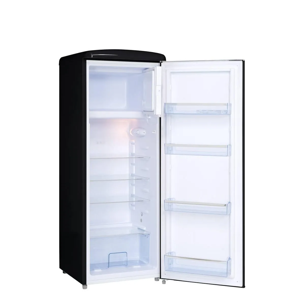 FRIGELUX RF218RNA++ réfrigérateur armoire noir 218 L vintage