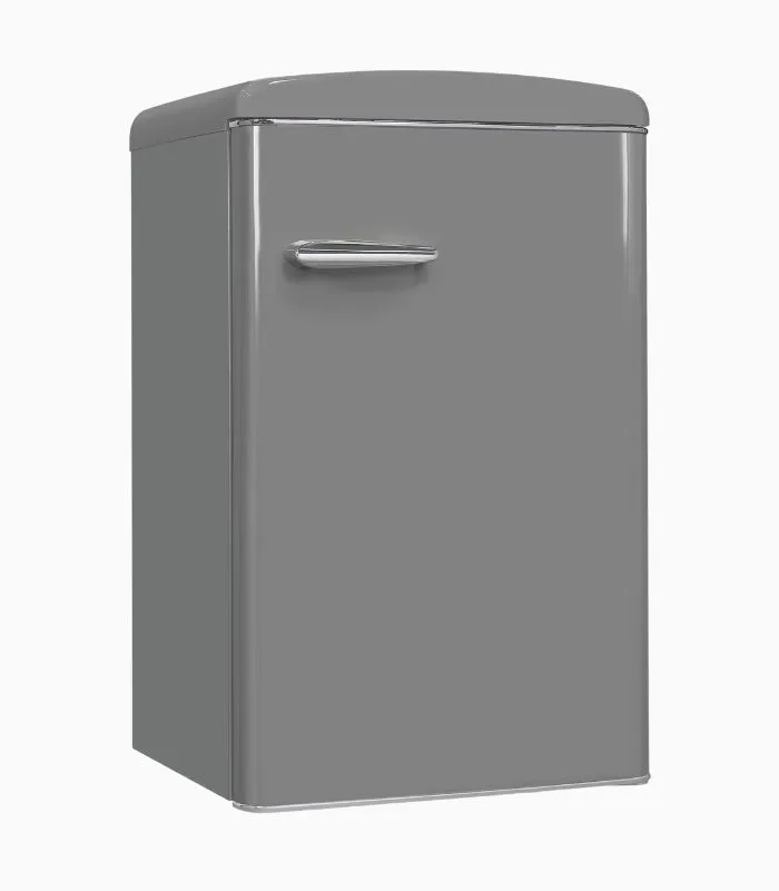 EXQUISIT RKS120-V-H-160E réfrigérateur rétro gris