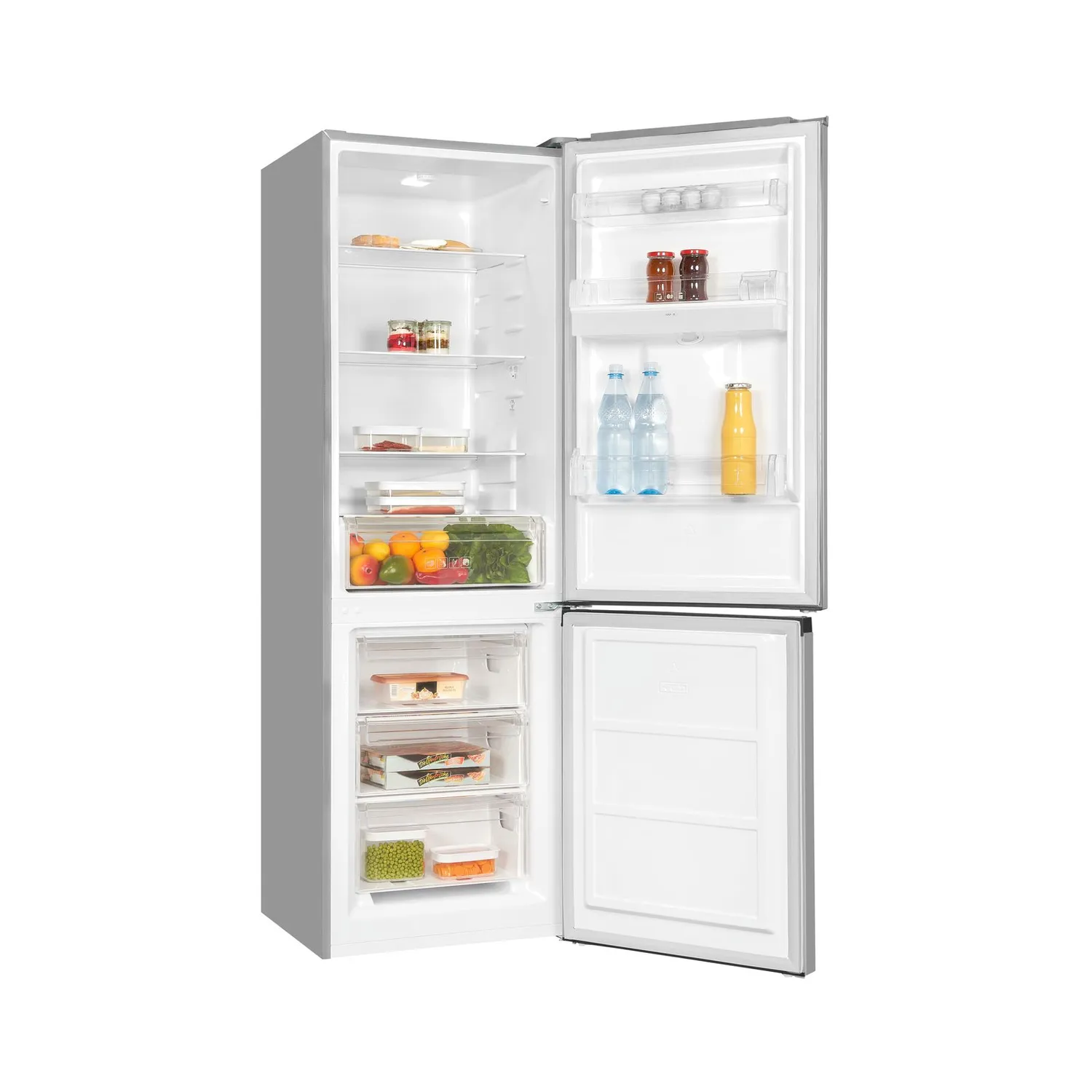 EXQUISIT KGC5320-95-E-WS-040C combiné réfrigérateur congélateur inoxlook