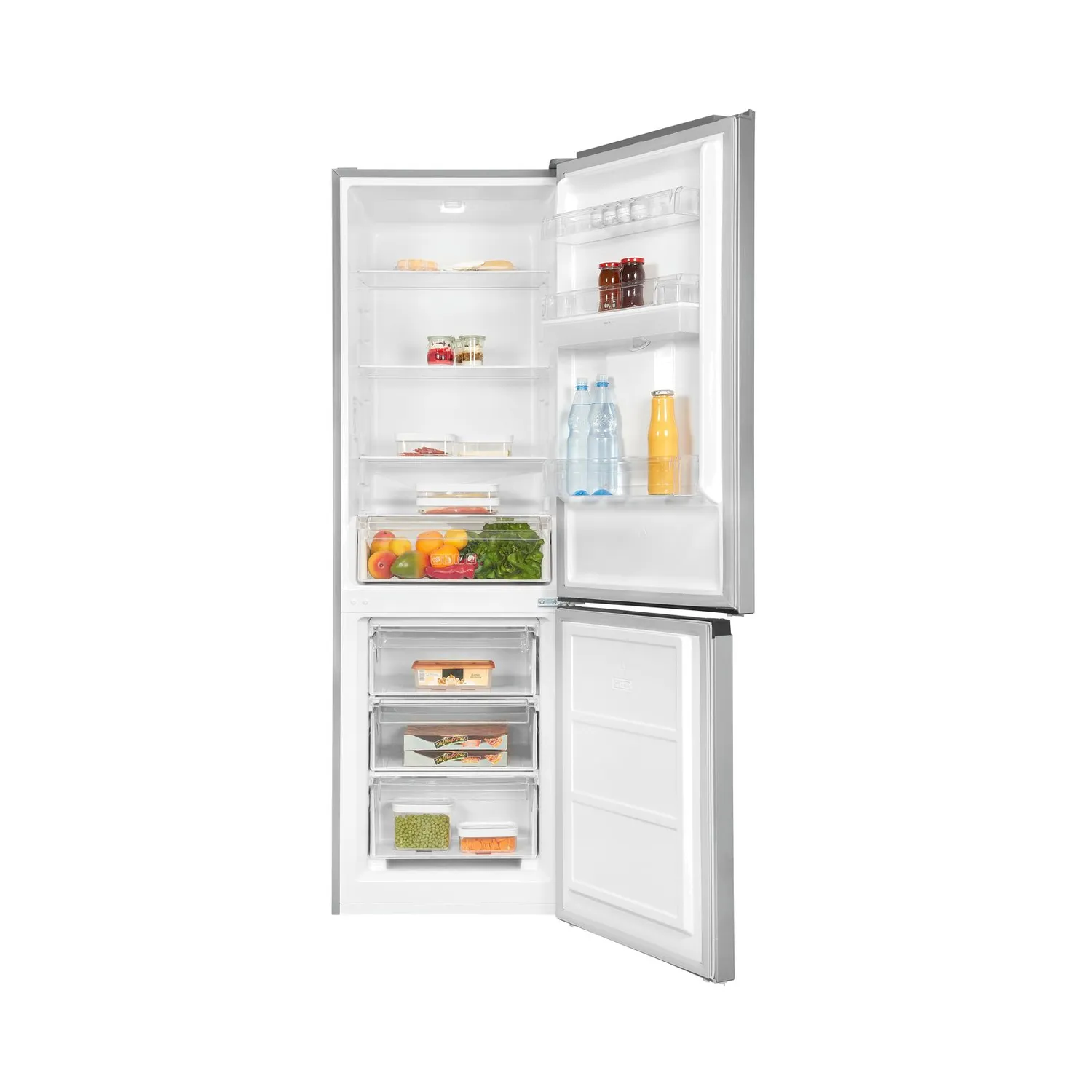 EXQUISIT KGC5320-95-E-WS-040C combiné réfrigérateur congélateur inoxlook