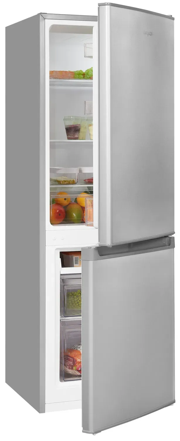 EXQUISIT KGC232-60-E-040E combiné réfrigérateur-congélateur inox