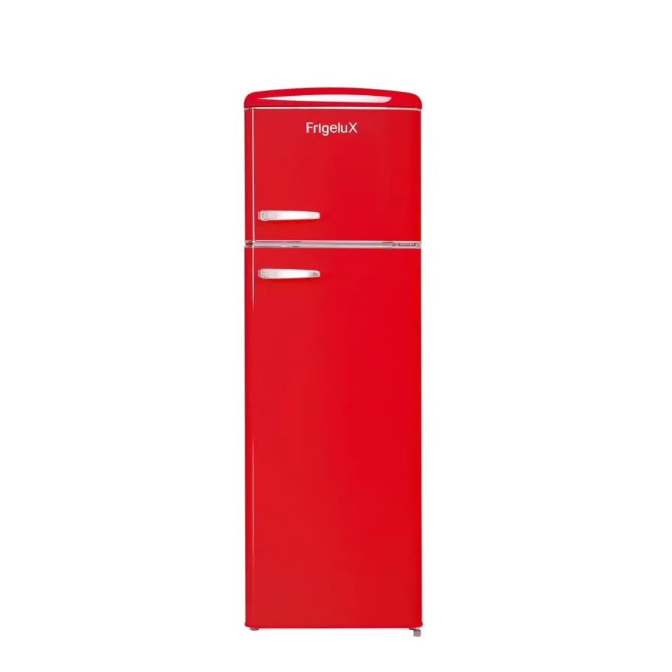 FRIGELUX RFDP246RRA++ réfrigérateur double porte rouge 245 L vintage