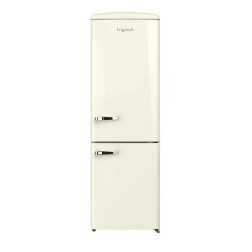 FRIGELUX CBNF330RCD réfrigérateur combiné rétro 330 L crème No Frost